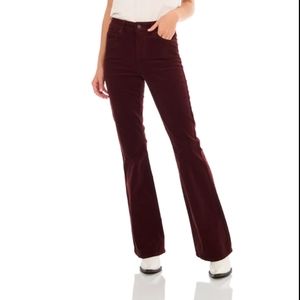 GAP Corduroy Flare Pants, Burgundy, NWT, Size 28 (6) Petite